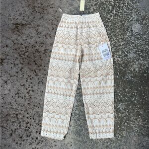 Never Fully Dressed Camel Borderie Olivia Trousers